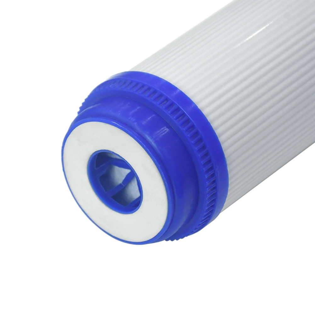 Filtro purificador de agua, elementos filtrantes purificador de agua de carbón comprimido UDF de boca plana de 10 pulgadas, accesorios de malla