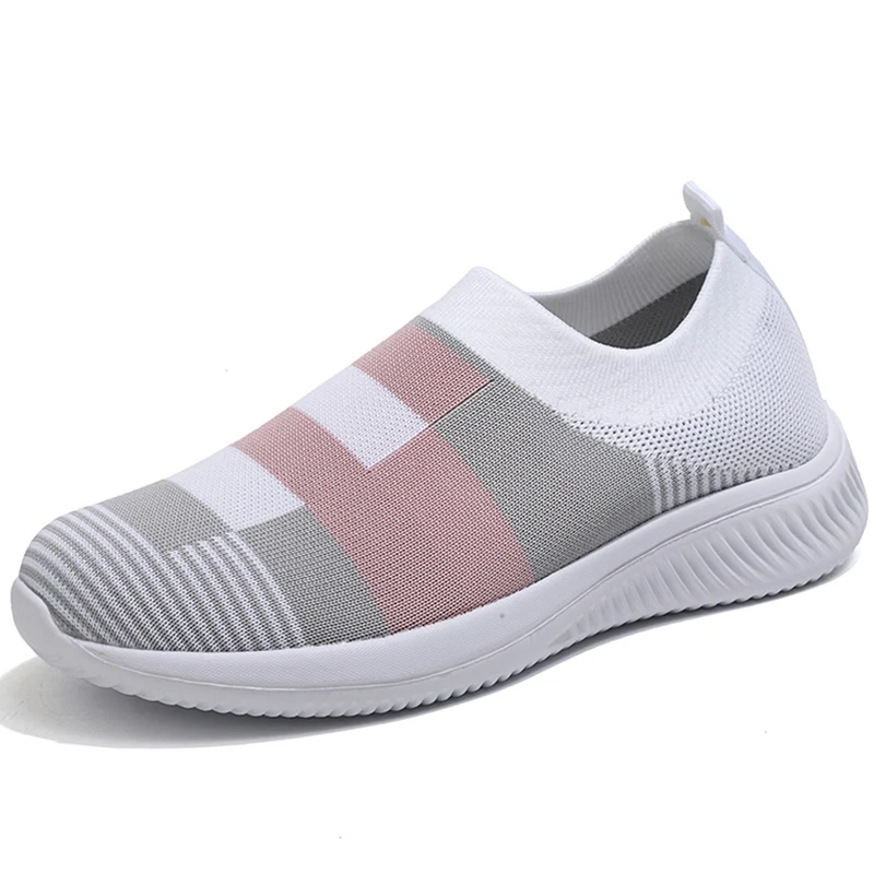 Women Sneakers Mixed Color Sports Shoes Women Breathable Casual Sneaker Sport Women Tennis Slip On Casual Shoes Zapatillas Mujer