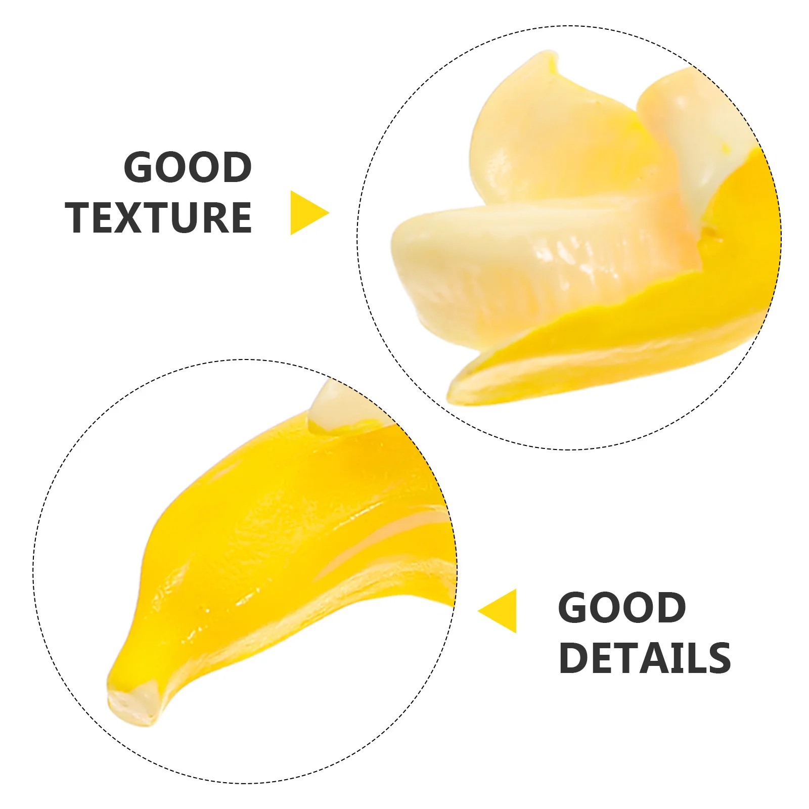 100 قطعة الموز الصغير واقعية الاصطناعي نابض بالحياة الراتنج الفاكهة لدمية الديكور حفلة Crafts بها بنفسك الحرف نماذج المشهد المصغر