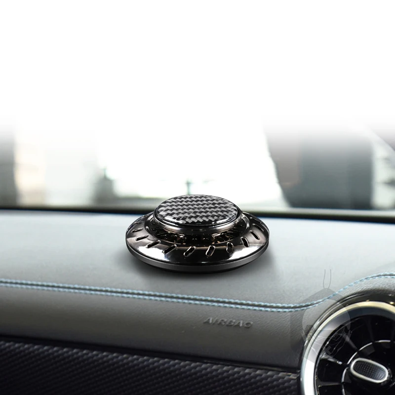 flying saucer Style Car aromatherapy Carbon fiber Perfume base Car interior decoration supplies