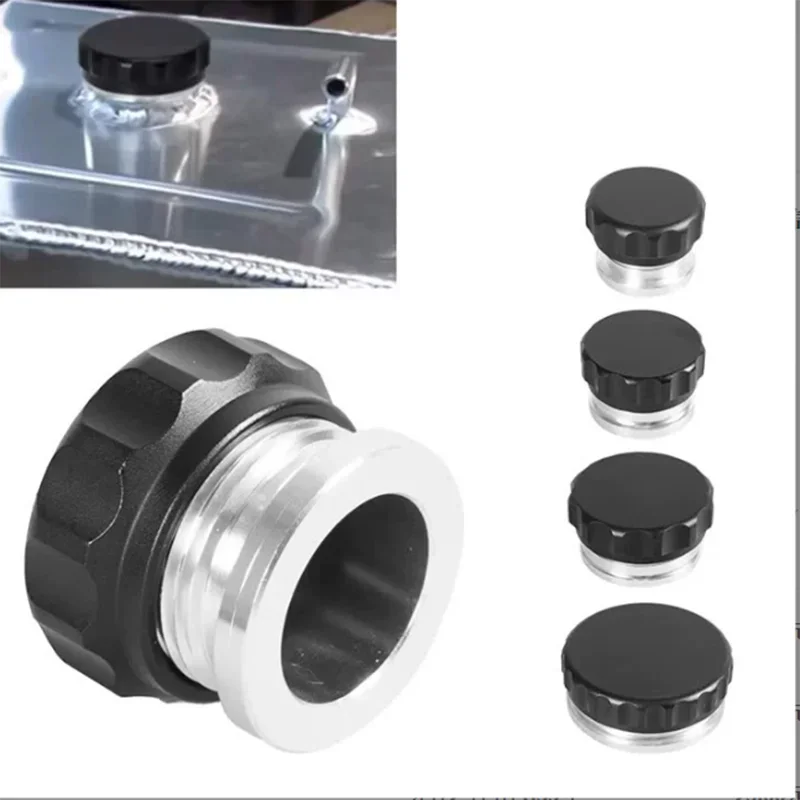 Universal 1-Inch Aluminum Welded Fuel Cap Motorcycle Car Radiator Water Tank Oil Cover Metal Gas Cap