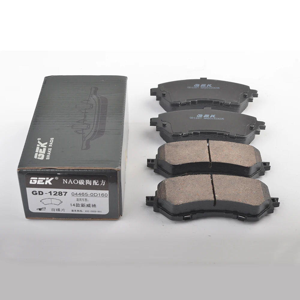 GEK Brake Pads Suitable For Some Models Of YARiS L VIOS OEM 044650D150 044650D160 044650D170 044650D190 0446509020 etc