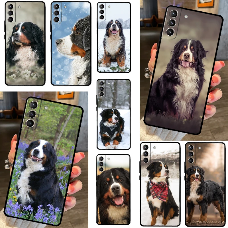 Bernese Mountain Dog Case For Samsung Galaxy S20 FE S21 S22 S23 Ultra S8 S9 S10 Note 10 Plus 20 Ultra Cover