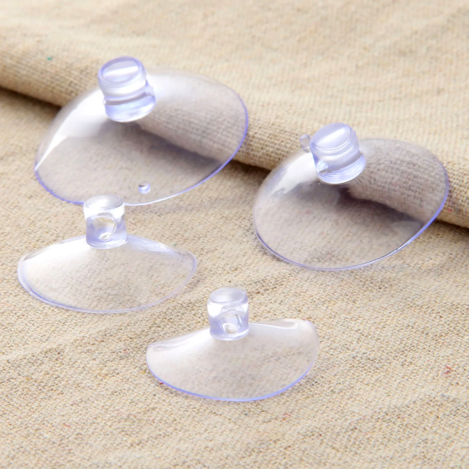 100Pcs/lot Rubber Transparent Clear Suction Cup Sucker for Window Wall Car Hook Hanger Kitchen Bathroom Smooth Surface 28mm/30mm