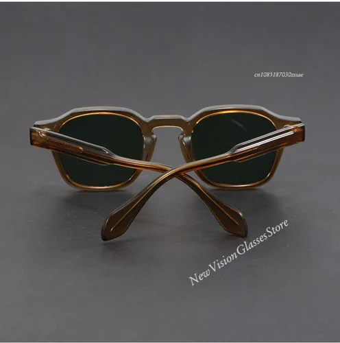 Imagen 2 del producto Gafas de sol Retro para mujer, gafas de sol cuadradas con montura TR90 gruesa para hombre UV400, gafas de sol de marca de lujo a la moda para conducir