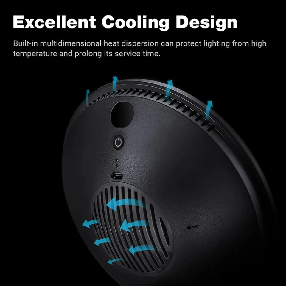 Godox CL10 LED Webcasting Ambient Light Buit-in 39kinds Light Effects 10W Selfie Ring Light for Live Streaming