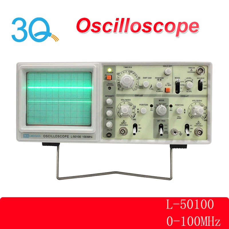 3Q Analog oscilloscope 20/40/60/100MHz dual trace dual channel factory experimental maintenance tool