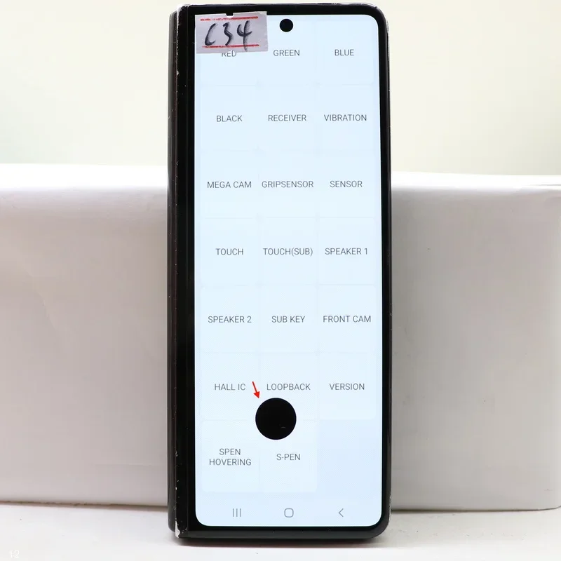 AMOLED LCD do Samsung Galaxy Z Fold3 5G Ekran F9260 F926B F926U F926F Fold 3 5G Wyświetlacz LCD Dotykowy Digitizer z defektem