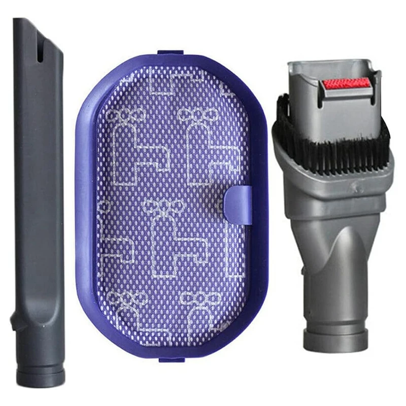B58B-2-em-1 escova & ferramenta de fenda & kit filtro substituição para dyson dc31 dc35 dc45 dc56 dc58 dc59 dc62 peças aspirador pó