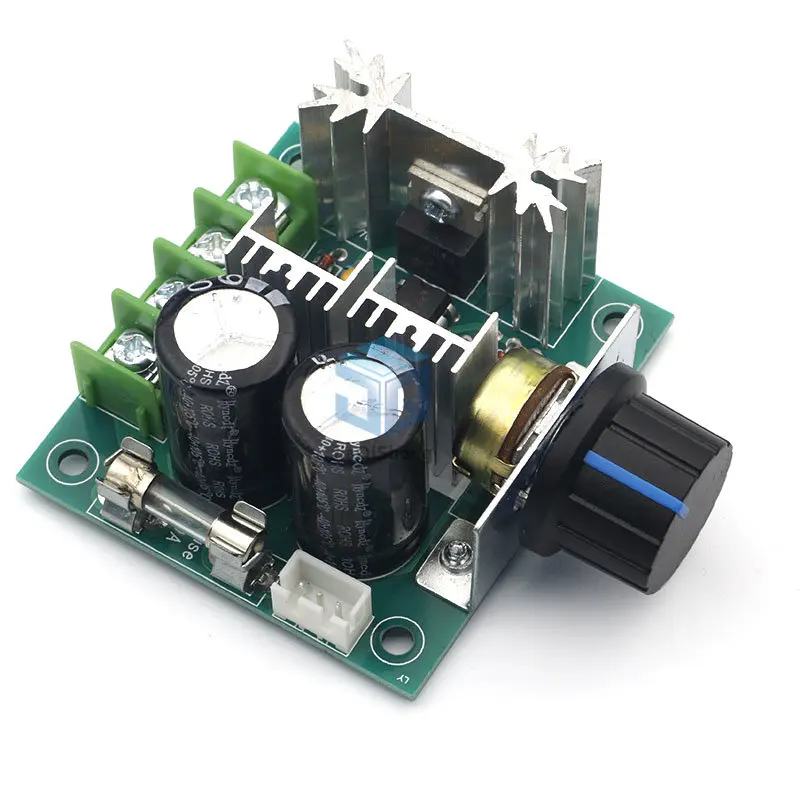 DC 12V 24V 30V 40V 13KHZ Auto PWM DC Motor Speed Regulator Governor Speed Controller Switch 10A 50V 1000uF