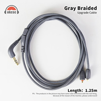 OKCSC IPX T2 HIFI Earphone Cable for IPX T2 LINUM ETYMOTIC EVO UE PREMIER WESTONE PRO X SERIES (X10X20X30X40X50) MACH80/70/60/50