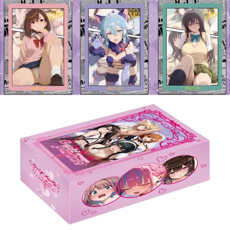 2025 Najnowsze Karty Kolekcjonerskie Genki Parade Goddess Spicy Waifu, 13 Paczek Booster Box, Anime, NOWA Kolekcja, Karty na Prezent