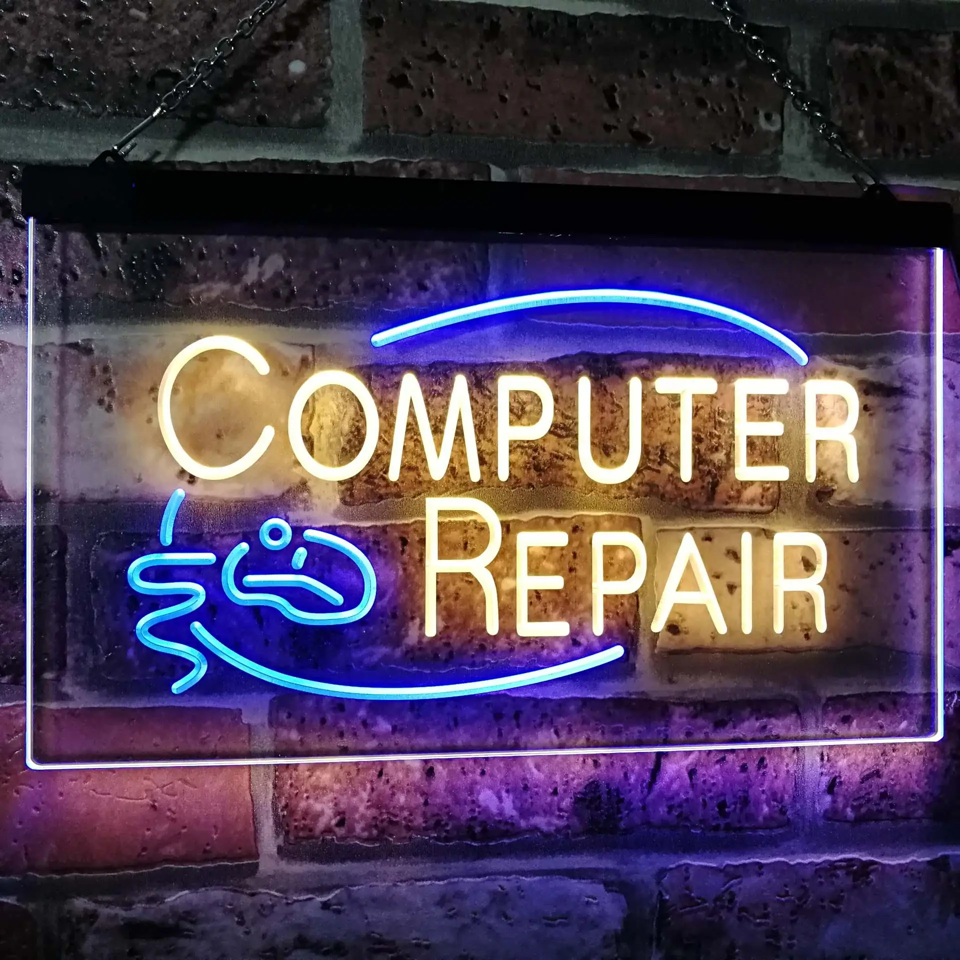 

Computer Repair Dual-color LED Neon Sign st6-i2081