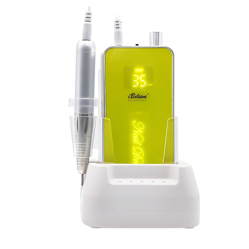 

35000rpm USA Purple Rechargeable Cordless Electric Coreless Puntas Strong Nail Drill Machine