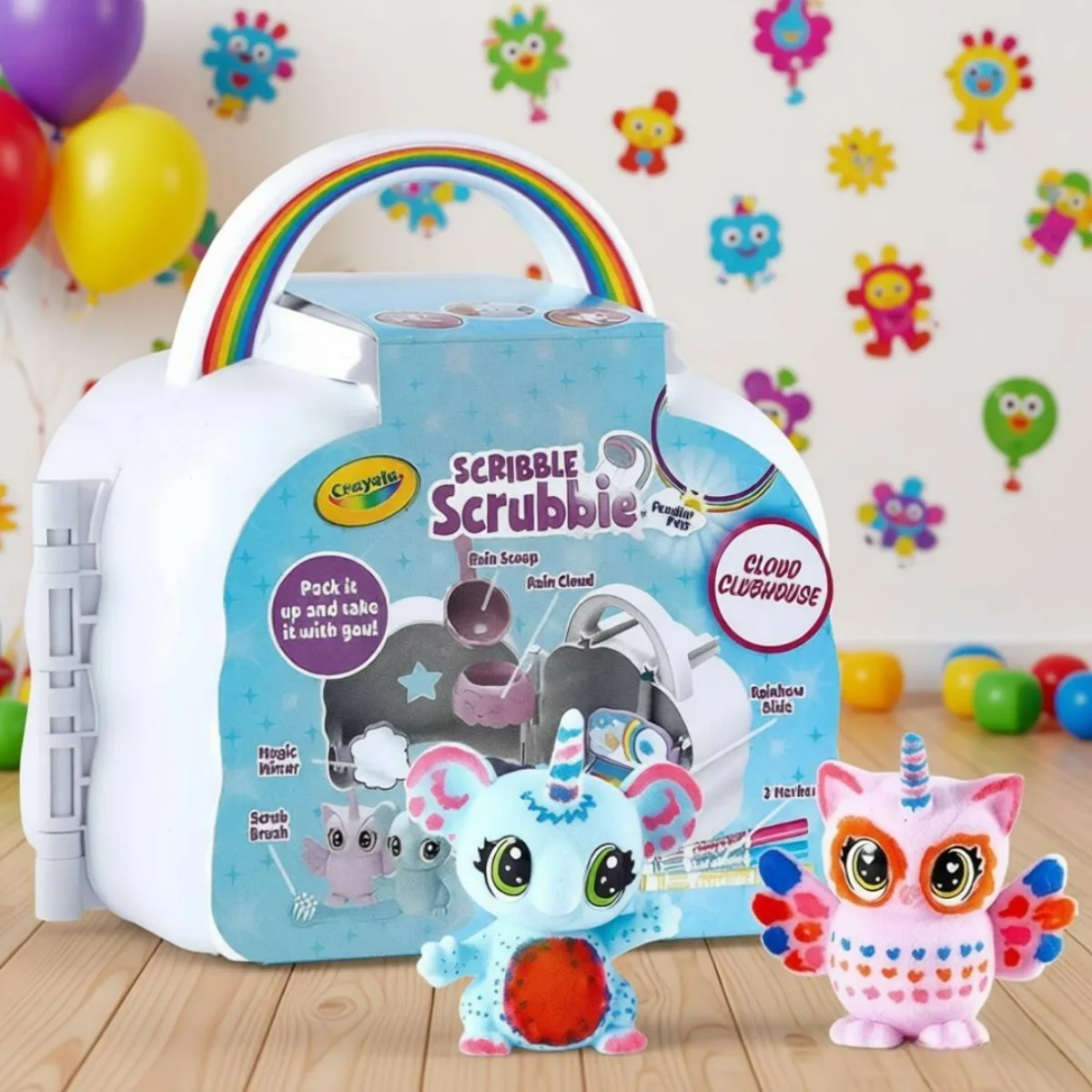 Crayola Scribble Scrubbie Pets Backyard Bungalow Playset 74-7427