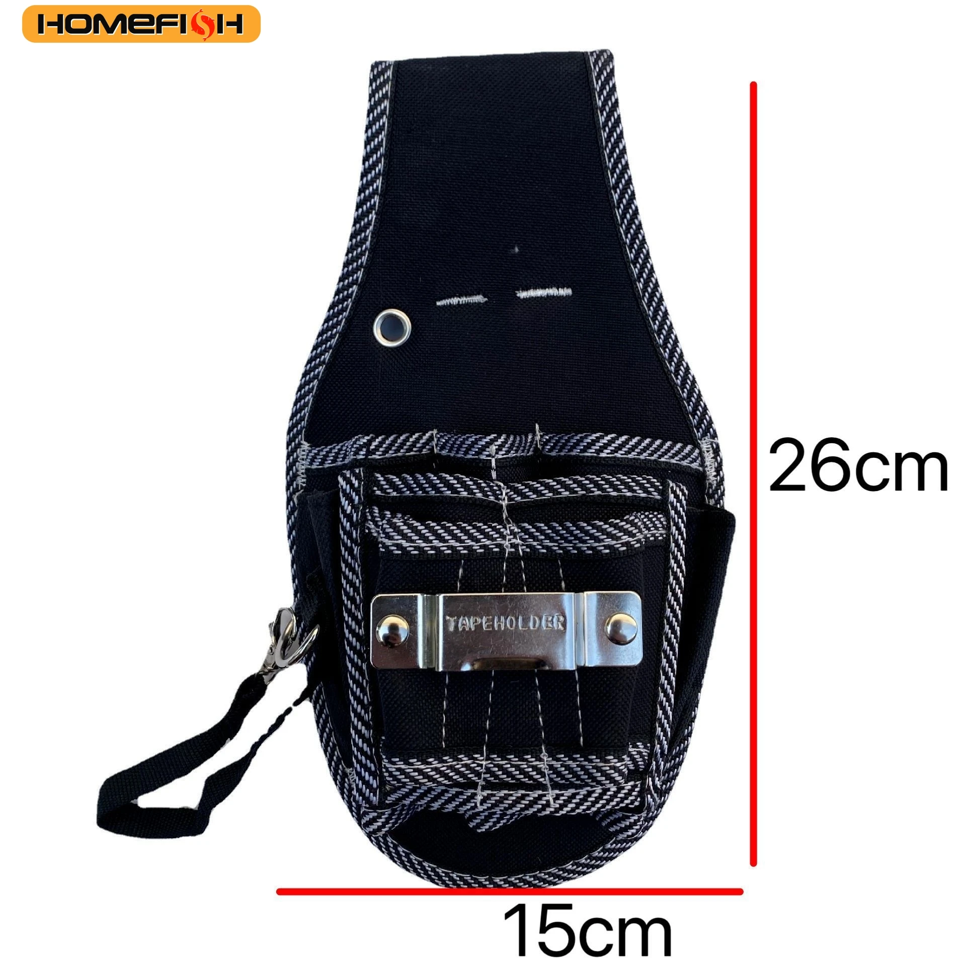 Bolsa de Ferramentas Simples HOMEFISH para Cintura, Suporte para Furadeira, Bolsa de Cintura Multifuncional para Eletricista