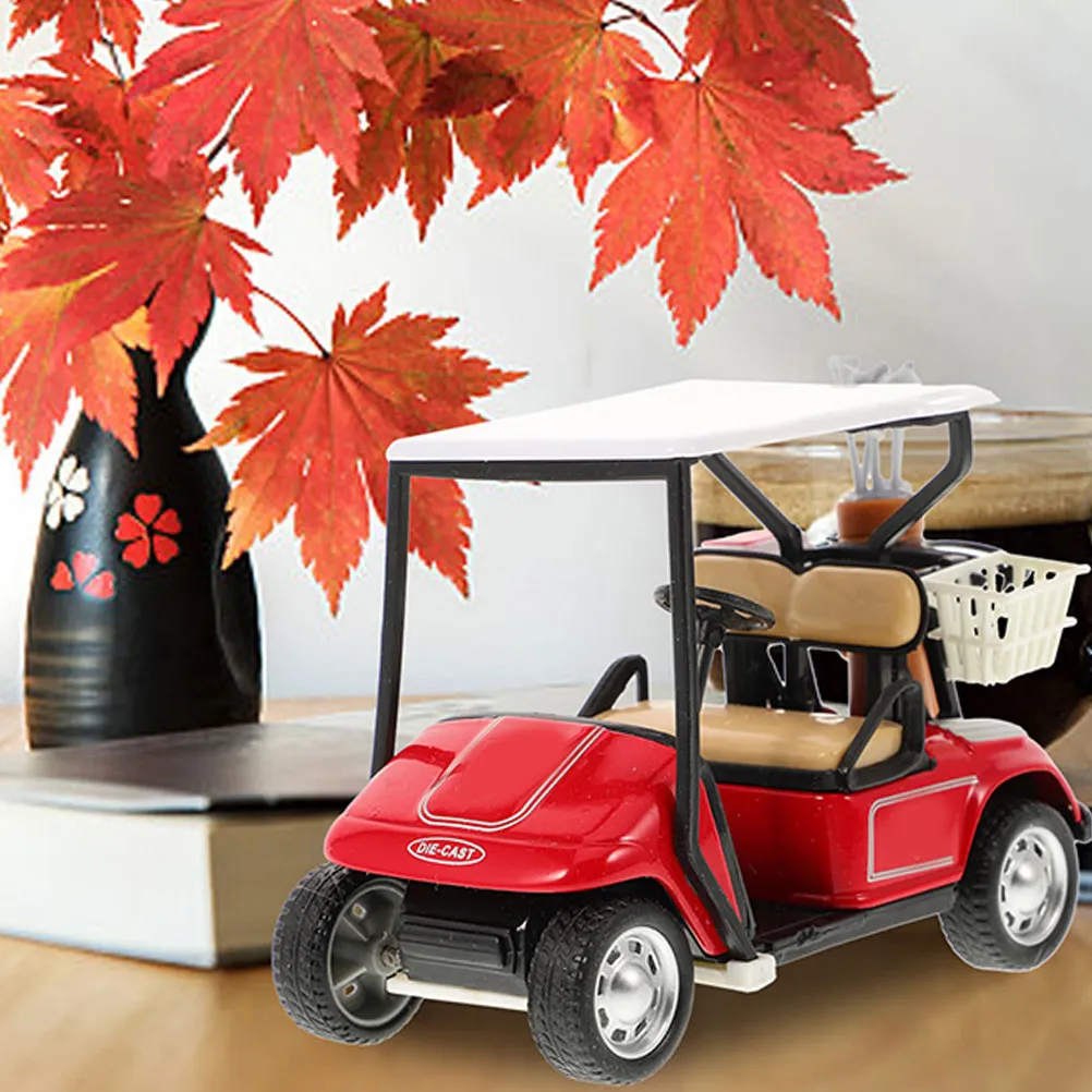 2Pcs Cart Decor Long-Lasting Fade-Resistant Alloy Material Modern Chic Sculpture for Living Room Bedroom Tabletop