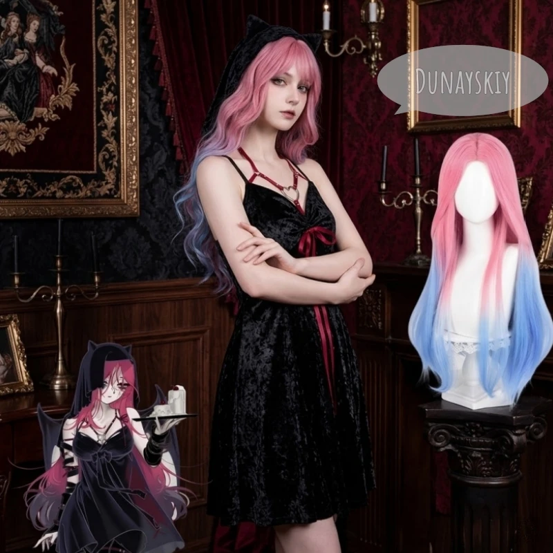 Alien Stage Cafe Mizi Cosplay-Kleid aus schwarzem Samt, maßgeschneidertes Cosplay-Kostüm, figurbetontes A-Linien-Outfit und für Themenpartys