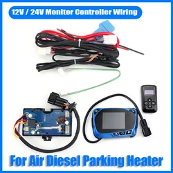 12V OR 24V 2KW 3KW 5KW 8KW Air Diesel Heater LCD Monitor Switch Control Panel Remote Board Motherboard For Car Truck Camper VAN