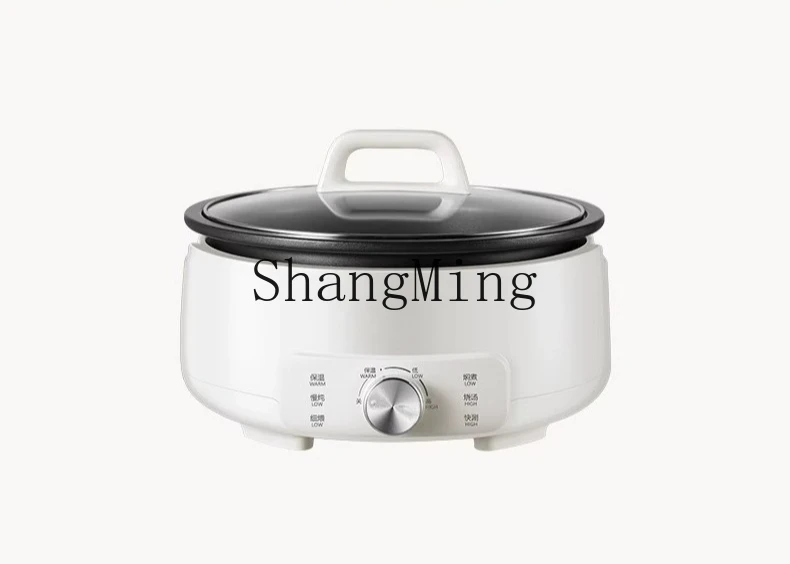 SM nuova pentola calda facile da usare per uso domestico multifunzionale frittura pentola elettrica integrata tipo diviso