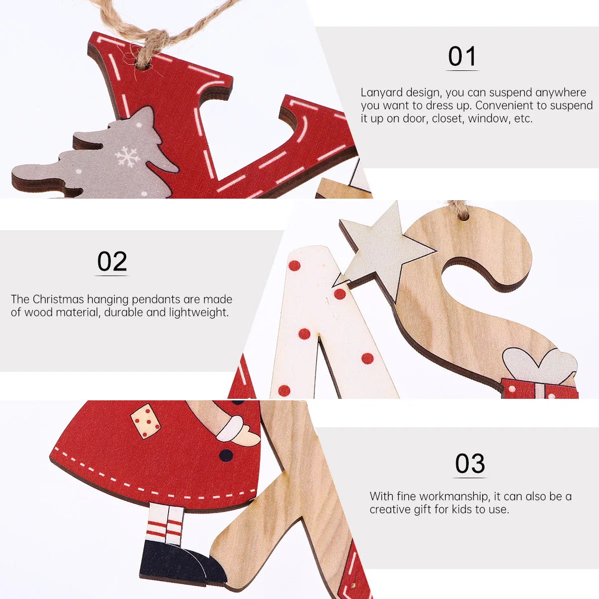 2 قطعة علامة خشبية معلقة عيد الميلاد باب ديكور الاطفال هدية عيد الميلاد مجلس الخشب الجدار الديكور احتفالي حلية قلادة الرياح الرنين المنزل