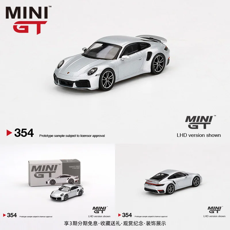 TSM MINI GT 1:64 Turbo S GT alloy sports car model 354 #