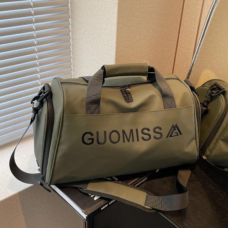 large-capacity-fitness-bag-men's-sports-bag-handheld-short-trip-travel-bag-multifunctional-luggage-bag-women's-travel-bag