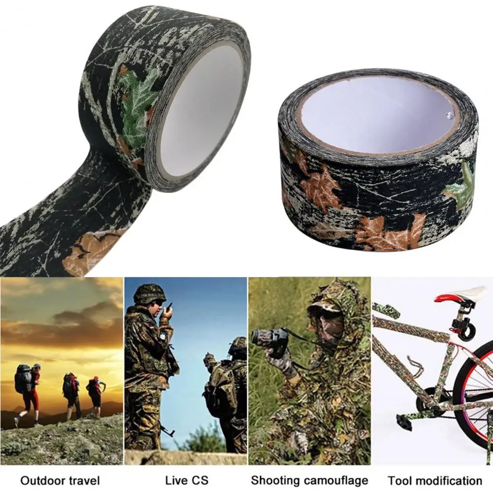 Waterproof Tape Tape Durable Water-resistant Camouflage Tape for Outdoor Hunting Camping Gear Strong Adhesive Silencing Widely