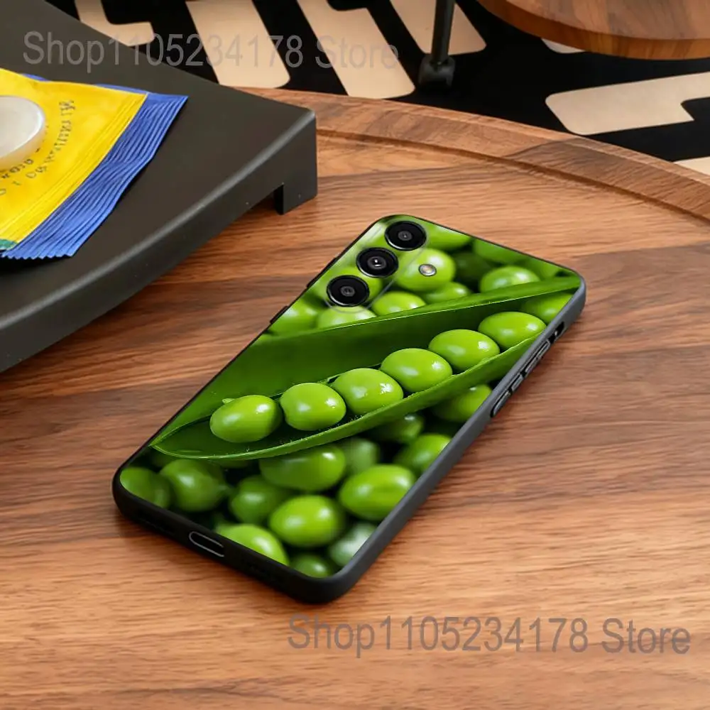 Green Vegetables Ins  Phone Case for Samsung S24 S22 S25 Ultra S9 S20 FE S23 Plus S10 S21 Shockproof Funda Cover