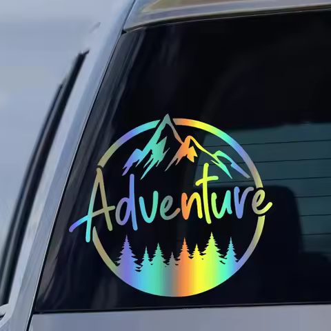 LYKX Caravan Camper Adventure Car sticker Waterproof Vinyl Decal Cool Car Styling Car Accessories