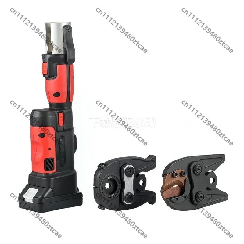 Cordless Hydraulic Pliers Portable Rechargeable Wire Crimping Tool Stainless Steel Tube Pressing Clamp Tool