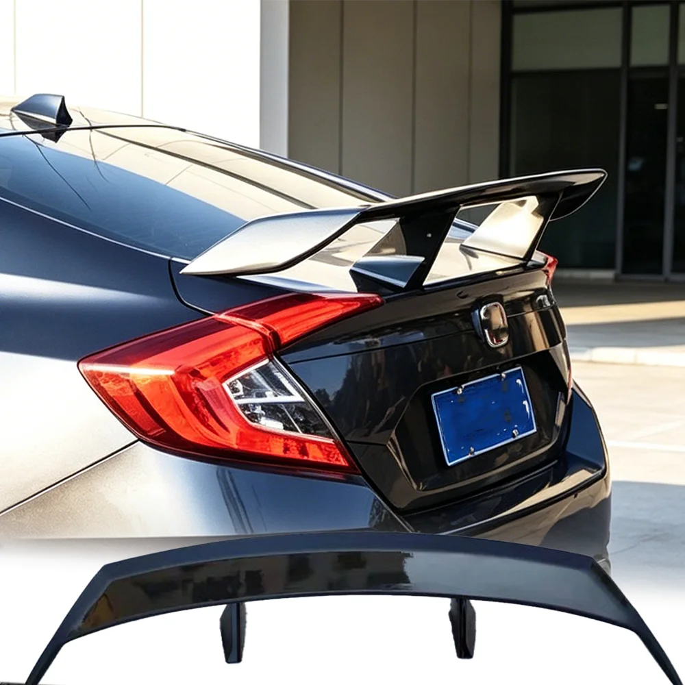 for 10th generation Civic FC1 2016-2021 luggage compartment rear spoiler  100% carbon brazing rear wing modification accessories