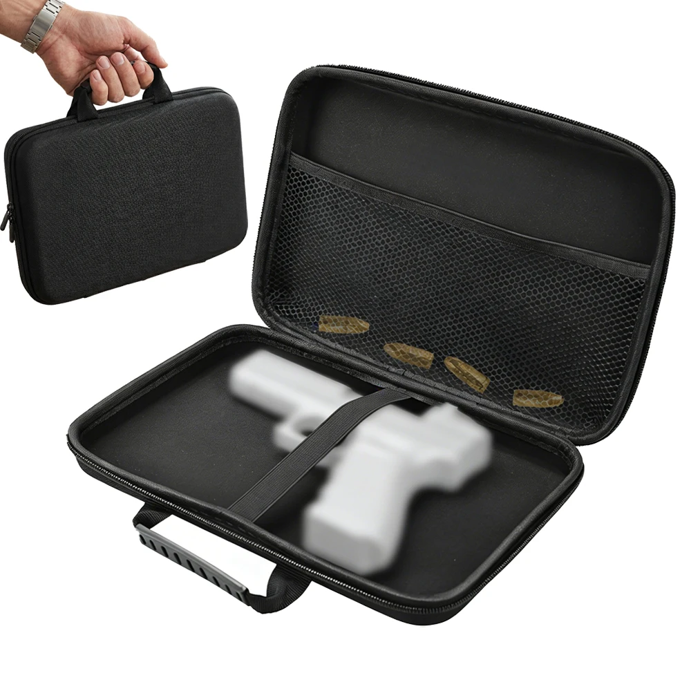 Bolsa Táctica para Pistola, Funda Portátil para Arma, Bolso de Almacenamiento, Bolsa de Transporte para Pistola, Bolsa para Cargadores, Funda Protectora para Pistola de Caza