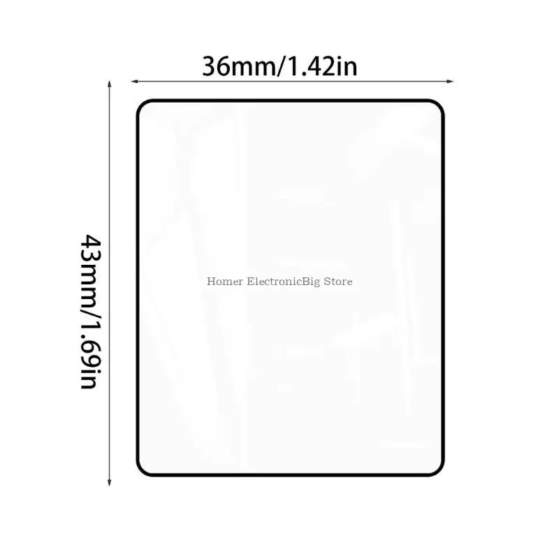 Protective Watch Film Film Lightweight Simple Install & Remove Film for Watch 4