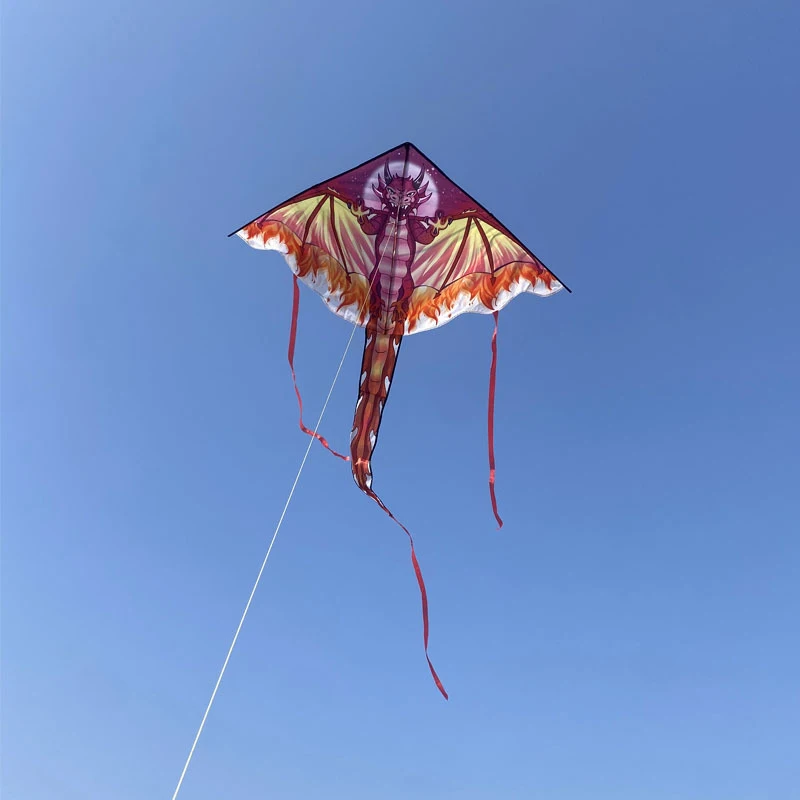 Grande pipas de dragão para crianças e adultos, fácil de voar, enorme, vem cauda, brinquedo ao ar livre, fácil de voar