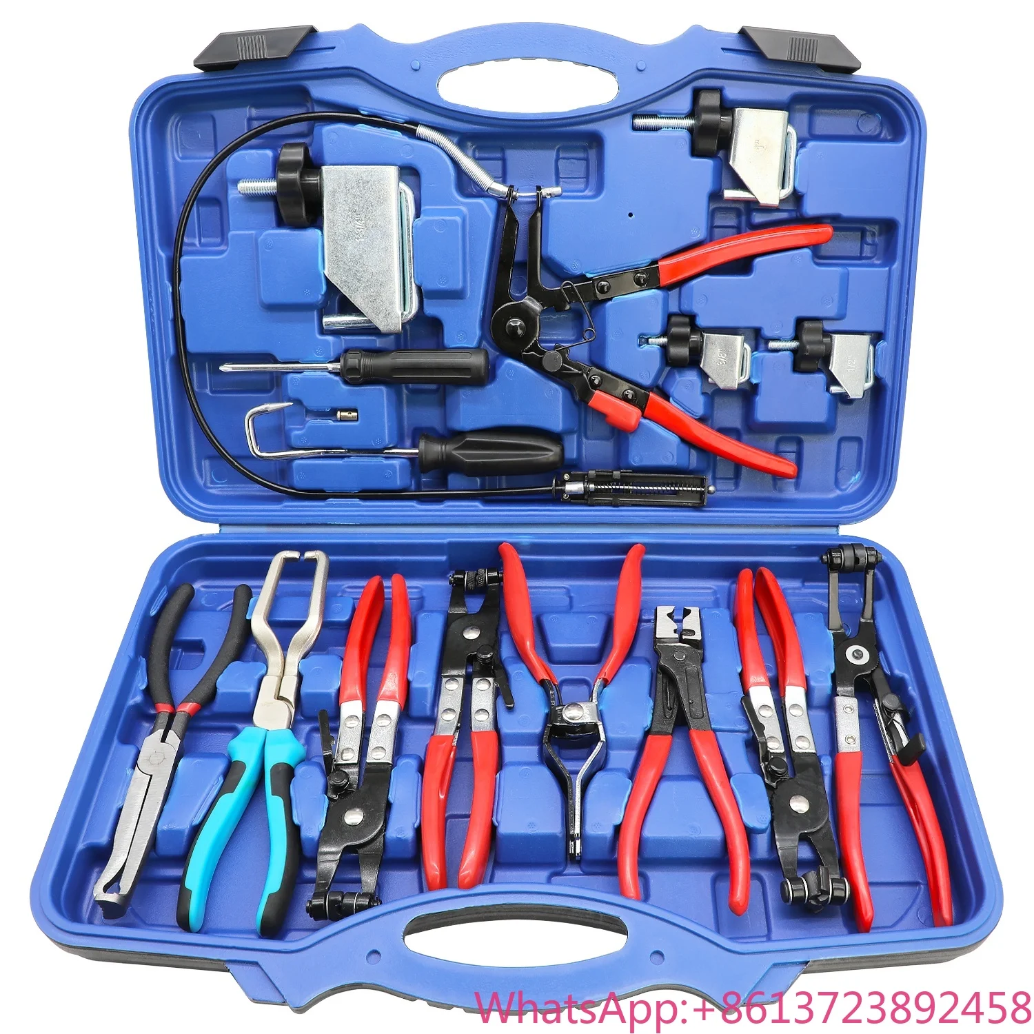 

15 Pieces Super Complete Auto Car Radiator Water Fuel Hose Clamp Pliers Tools Set Kit