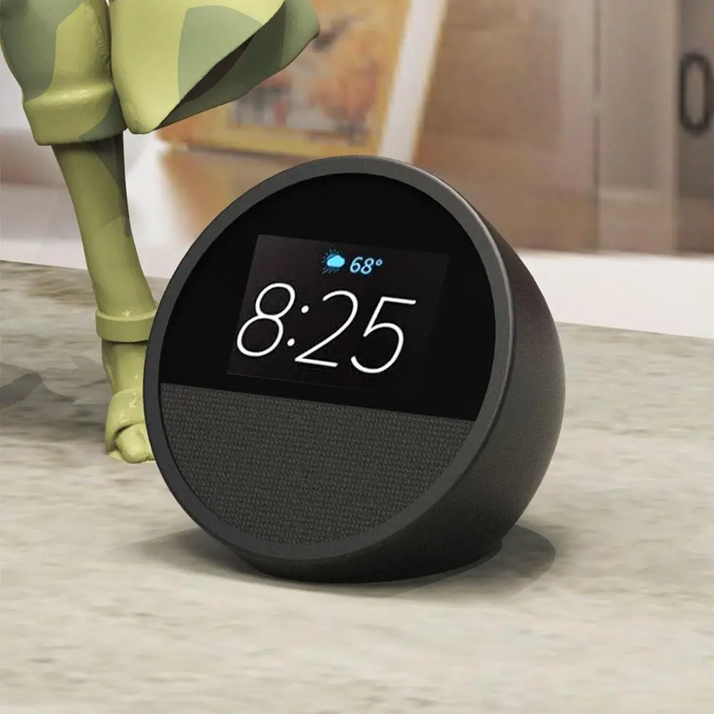 For Amazon Echo Spot​ 2024 Smart Speaker Silicone Protective Case Drop Protection Dustproof Cover