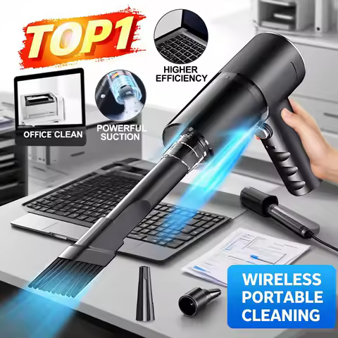 Wireless Mini Vacuum Cleaner Portable Dust Collector Dry And Wet Home Car Dual-Use Handheld Cleaning Appliances USB Charging