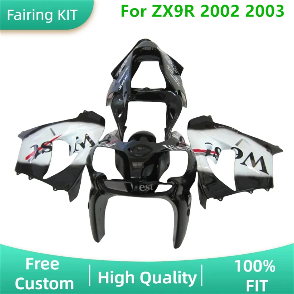 

For Kawasaki ZX9R 2002 2003 ZX-9R 02 03 ZX 9R Motorcycle Fairings Kit ABS Road Racing Body Rebuild Street Sport Bodywork Parts