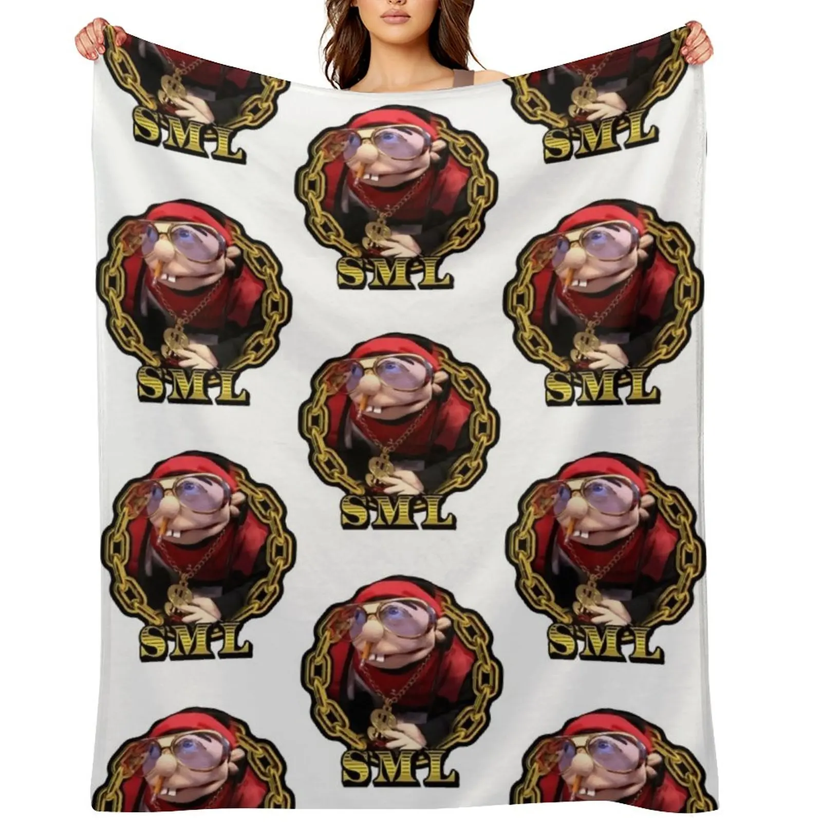 

Rapper Jeffy Throw Blanket Soft Cute Plaid Sofa Quilt Blankets Sofas Of Decoration Blankets