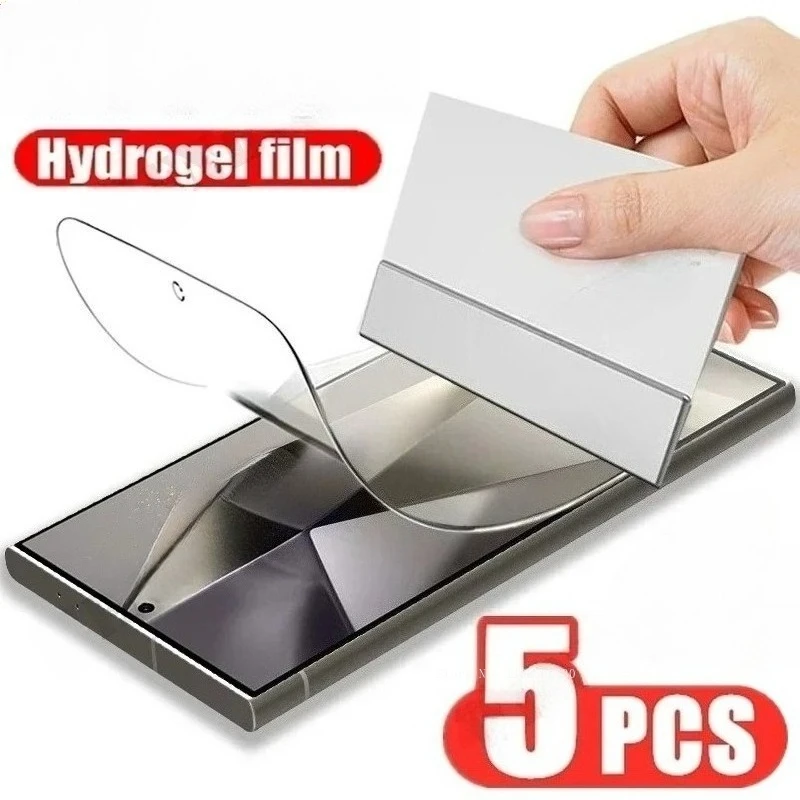 

5 шт. гидрогелевая пленка для Samsung Galaxy A56 A36 A26 A16 A06 Защитная пленка для экрана Samsung Galaxy A55 A35 A15 A05 с защитой от царапин