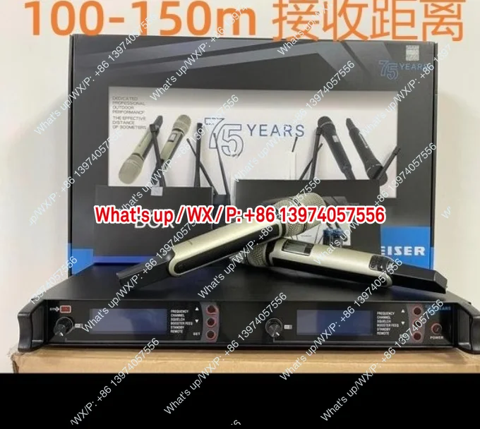 SKM9000 wireless microphone 75th anniversary one-to-two microphone stage performance U-segment professional microphone