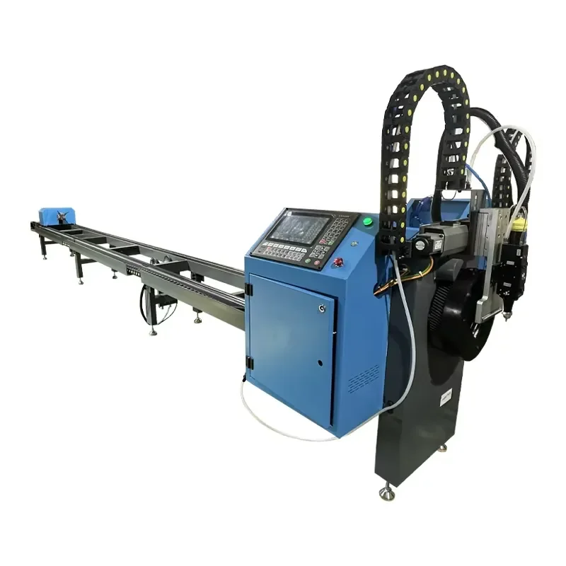 Small Simple Gantry Type CNC Fiber Tube Cutting Machine 1500W High-Precision Water-Cooled Automatic High Productivity