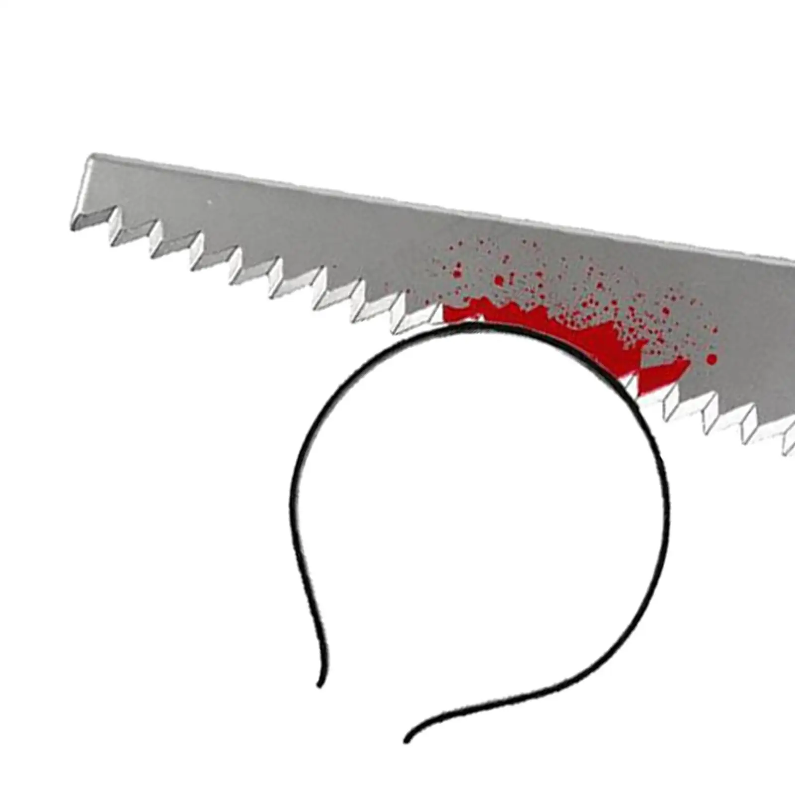 Halloween horror headbands maquiagem assustador grampos de cabelo através da cabeça brinquedos para presentes