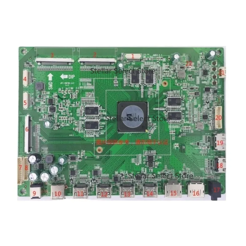 8K UHD/144HZ  driver board max support 7680*4320 V By One Hdm1interface LCD controller Board