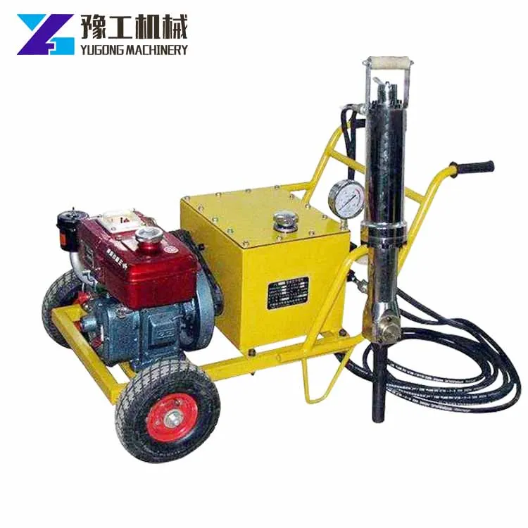 Hydraulic Splitter Portable Rock Splitter 32mm Wedge Handheld Concrete Splitter Rock Splitting Construction Breaking Tool