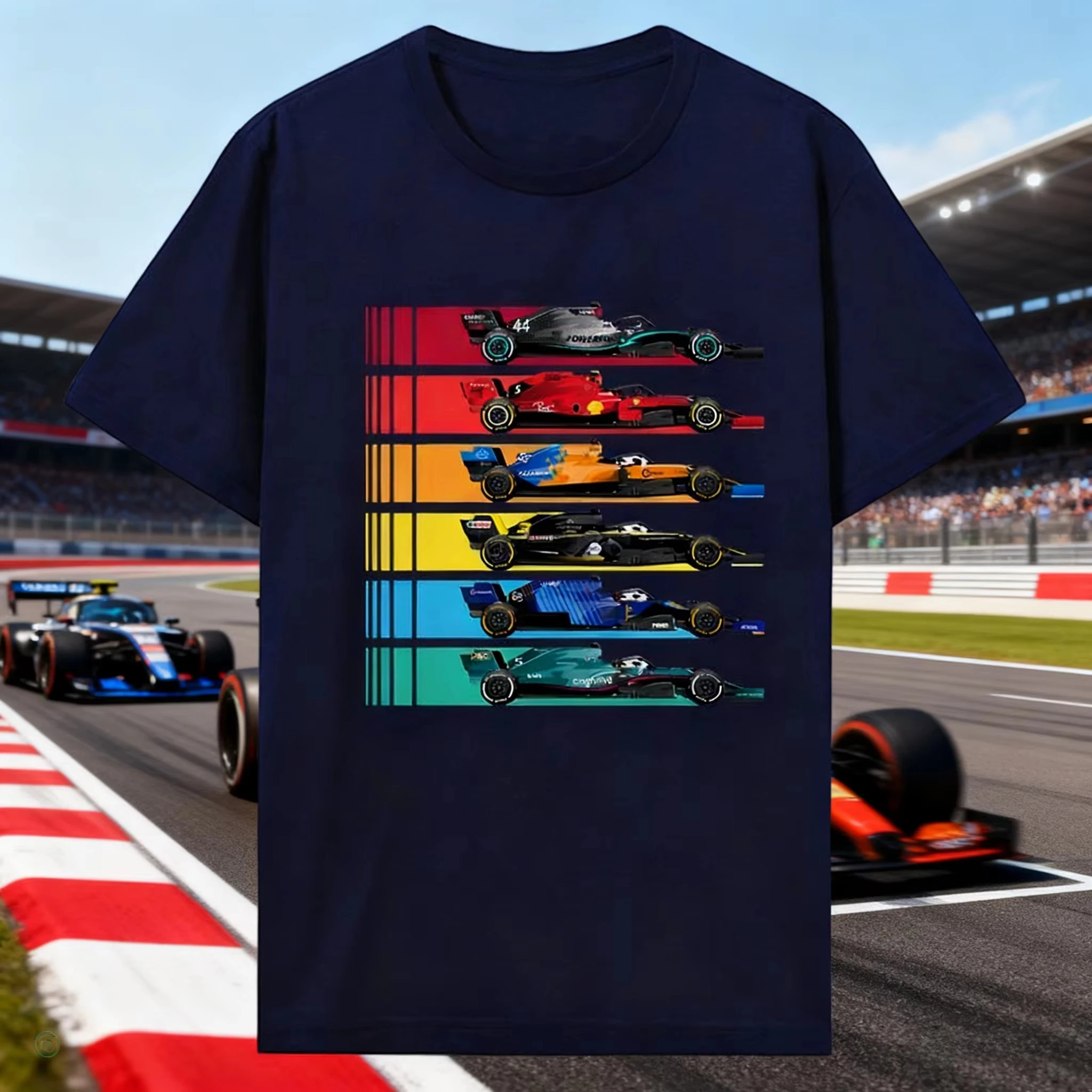 F1 Team Racing Fans T Shirt Formula One Racer Lando Norris Tees Men Women Vintage T-shirt Cotton Tshirt Tees Tops