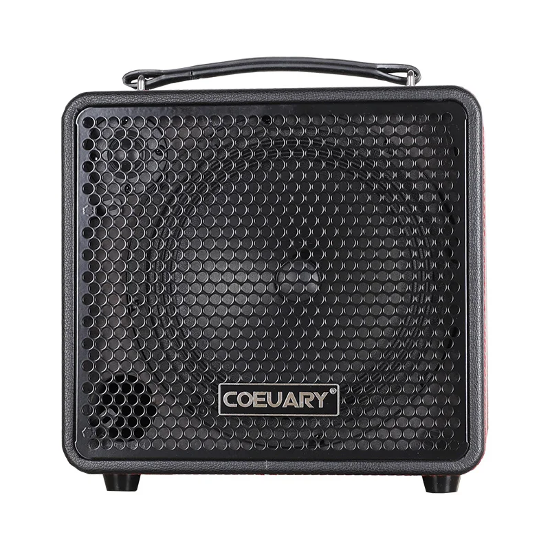 Kodel AT5 electric guitar speaker box, portable with drum machine effect device, practice playing, charging, monitoring speaker