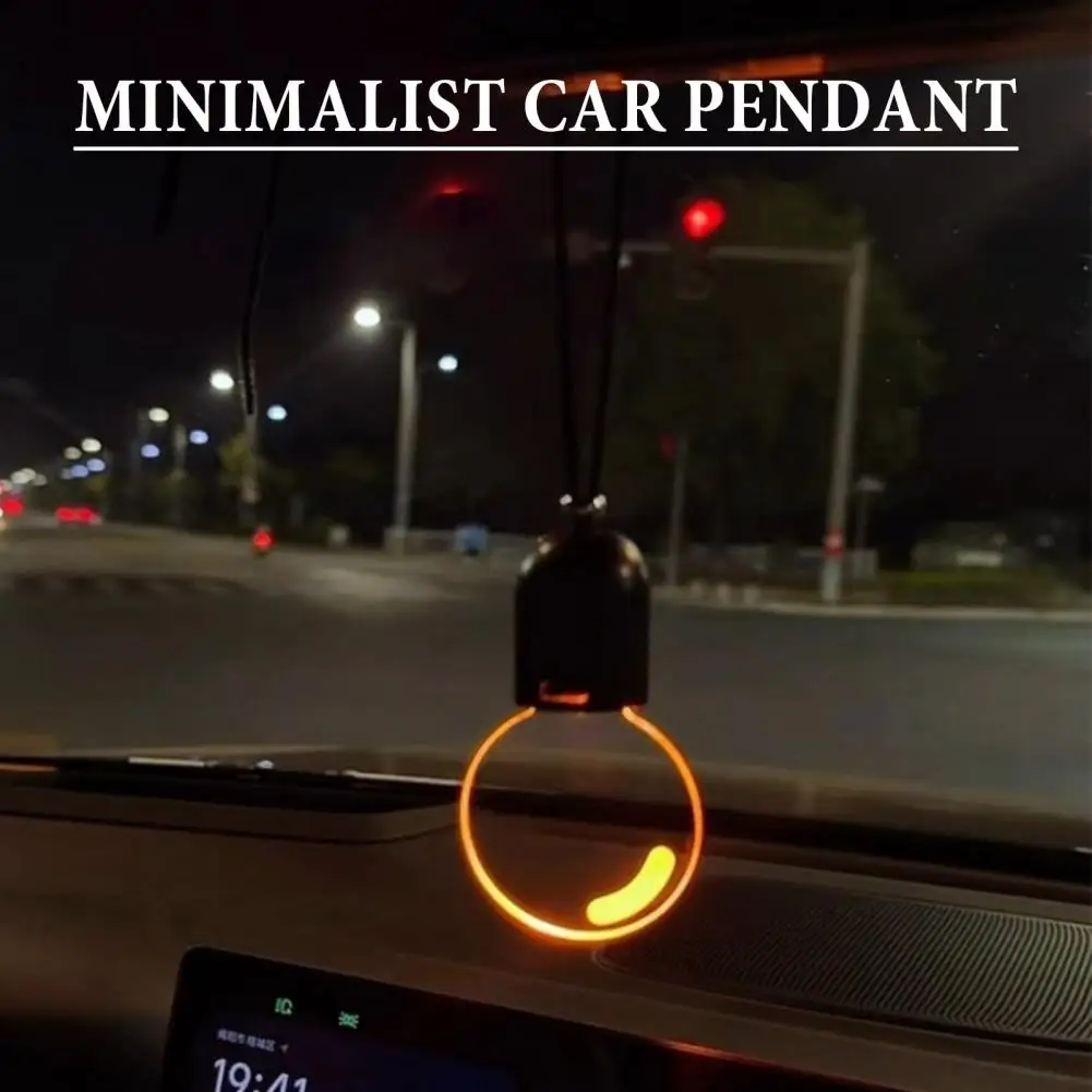 3cm Bulb Car Charm Creative Car Hanging Light With Motion Sensor Rechargeable Retro Warm Glow Ambient Light For Night Driving