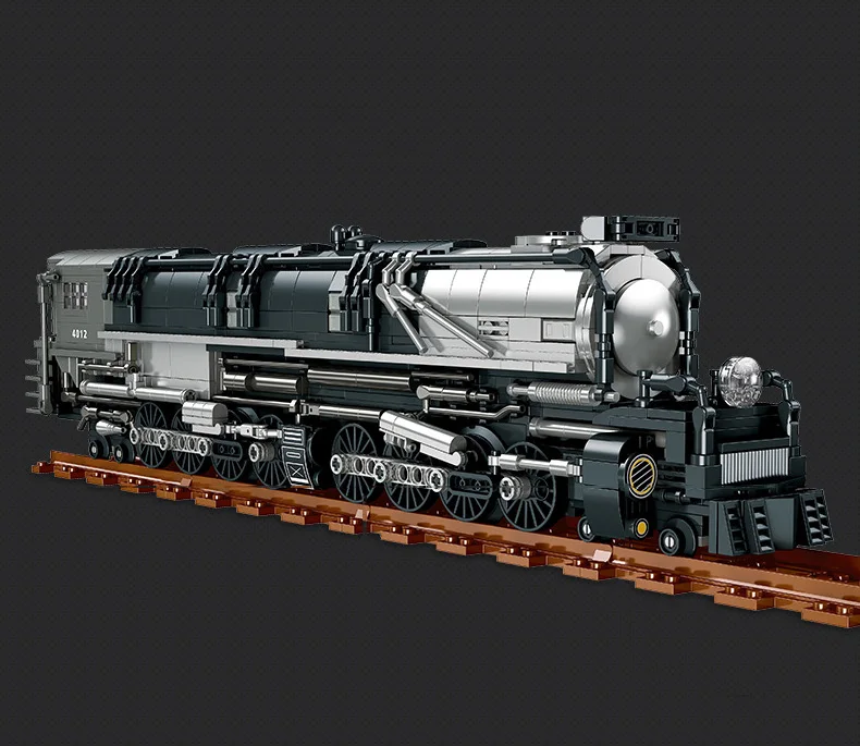 Kreative Bausteine für Stadtbahn-Konstruktion, Retro-Dampfzug-Station, STEM-Lernspielzeug-Kollektion als Geschenk – Detail 2